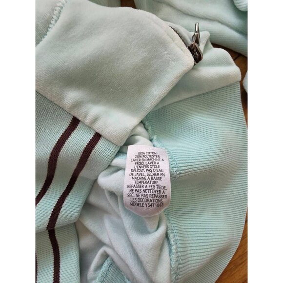 Guess Jeans Floral Long Sleeve Full Zip Hoodie Light Blue S/P A001163 - Picture 6 of 12